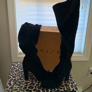 Unisa Knee High Heeled Boots